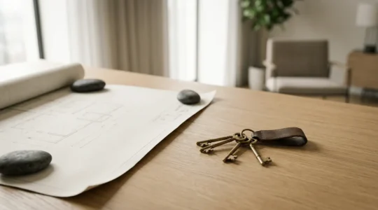Vue conceptuelle illustrant les coûts cachés de l'achat immobilier au-delà du prix de vente