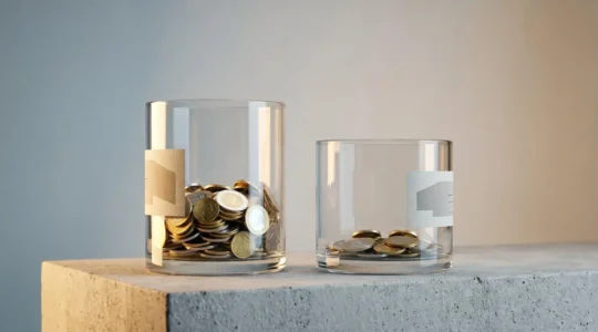 Concept visuel de fiscalité des placements financiers et optimisation du rendement net