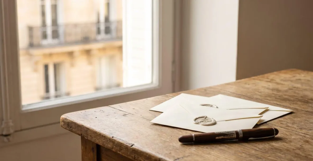 Vision symbolique de la transmission patrimoniale familiale avec documents officiels et architecture intergenerationnelle